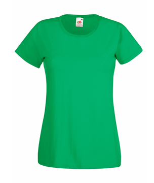 T-SHIRT VALUEWEIGHT DONNA  - FRUIT OF THE LOOM verde prato